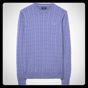 GANT Cable knit crewneck sweater